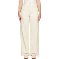 TOTEME 오프화이트 Off-White Wide Leg Jeans 242771F069000