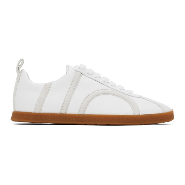  TOTEME 오프화이트 Off-White The Leather Sneakers 242771F128000