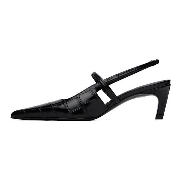  TOTEME Black The Sharp Slingback Heels 242771F122004