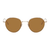 TOTEME Gold The Rounds Sunglasses 242771F005001