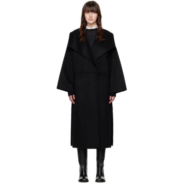  TOTEME Black Signature Coat 242771F059000