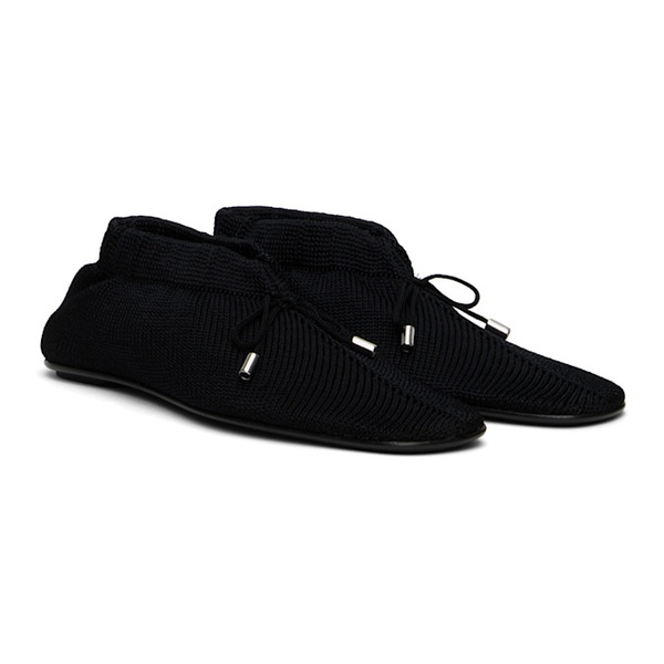  TOTEME Black The Knitted Ballerina Flats 242771F118001