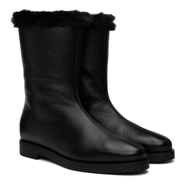  TOTEME Black The Off-Duty Boots 231771F113003