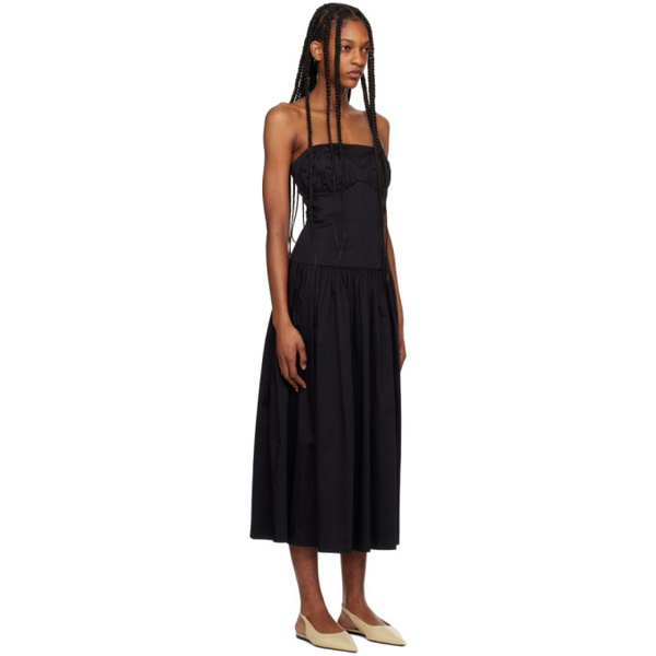  TOVE Black Lauryn Midi Dress 242933F054001