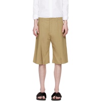 T/SEHNE Beige Tailored Shorts 241612M193006