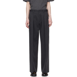 T/SEHNE SSENSE Exclusive Gray Tailored Trousers 241612M191002
