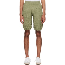 T/SEHNE SSENSE Exclusive Green Shorts 231612M193009