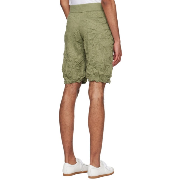  T/SEHNE SSENSE Exclusive Green Shorts 231612M193009