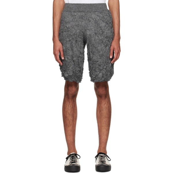  T/SEHNE SSENSE Exclusive Gray Shorts 231612M193010