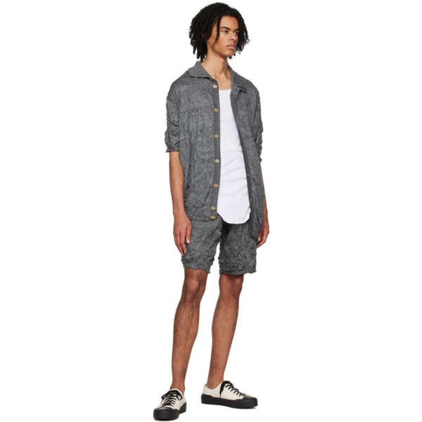  T/SEHNE SSENSE Exclusive Gray Shorts 231612M193010