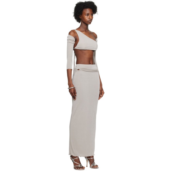  TYRELL SSENSE Exclusive Gray Camisole & Maxi Skirt Set 231034F055012