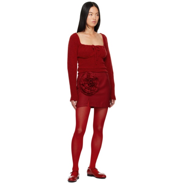  Tach Red Bella Long Sleeve T-Shirt 232657F096009