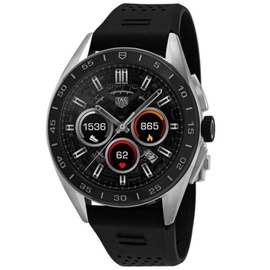 Tag Heuer MEN'S Connected Rubber Black Dial Watch SBR8A10.BT6259