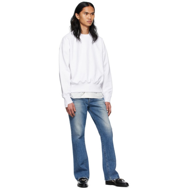  타나카 Tanaka White The Sweatshirt Sweatshirt 221377M204001