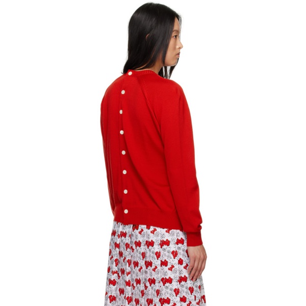  Tao Red Bow Sweater 231793F096006