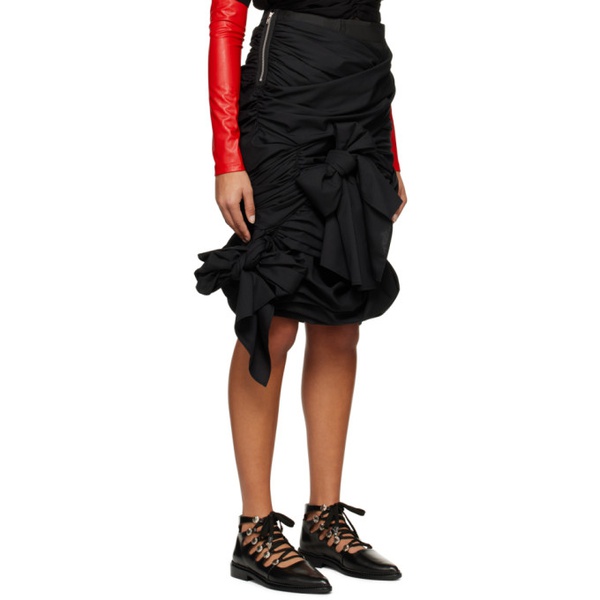  Tao Black Bow Midi Skirt 231793F092001