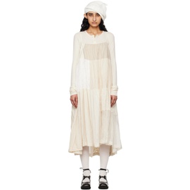 Tao Comme Des Garcons 오프화이트 Off-White Patchwork Midi Dress 241244F054000