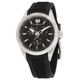 Technomarine MEN'S Sea Silicone Black Dial Watch TM-719022