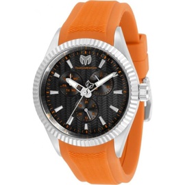 Technomarine MEN'S Sea Silicone Charcoal Dial Watch TM-719023