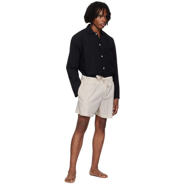  테클라 Tekla Black Long Sleeve Pyjama Shirt 242482M218042