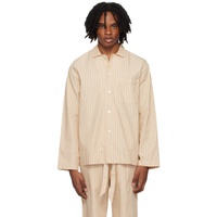 테클라 Tekla Tan Long Sleeve Pyjama Shirt 242482M218007
