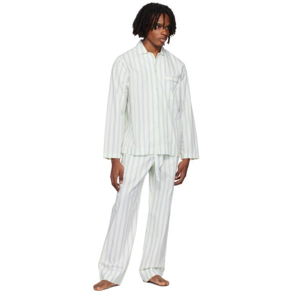  테클라 Tekla 오프화이트 Off-White Long Sleeve Pyjama Shirt 242482M218036