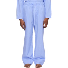 테클라 Tekla Blue Drawstring Pyjama Pants 242482M218027