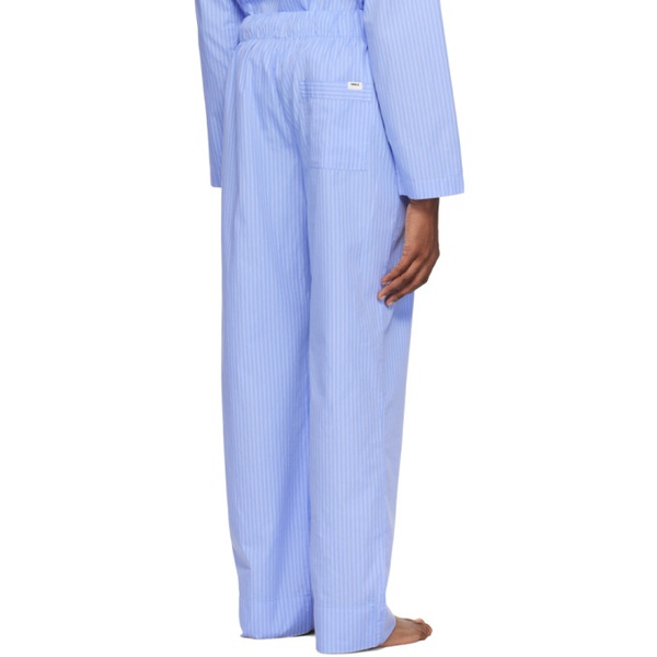  테클라 Tekla Blue Drawstring Pyjama Pants 242482M218027