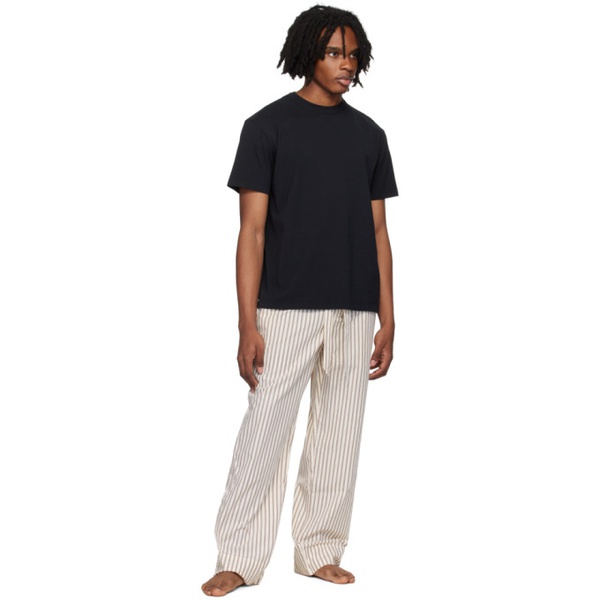  테클라 Tekla 오프화이트 Off-White Drawstring Pyjama Pants 242482M218028