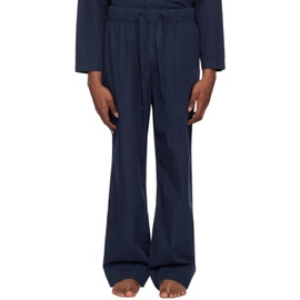 테클라 Tekla Navy Drawstring Pyjama Pants 242482M218033