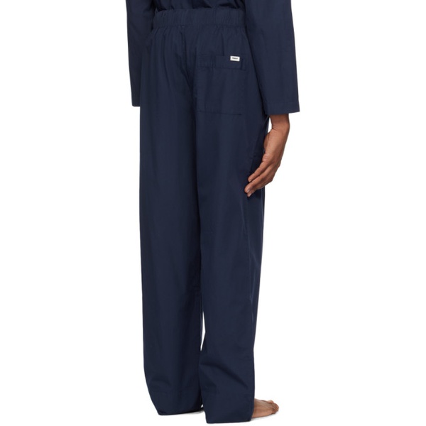  테클라 Tekla Navy Drawstring Pyjama Pants 242482M218033