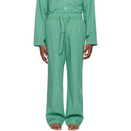 테클라 Tekla Green Drawstring Pyjama Pants 242482M218005