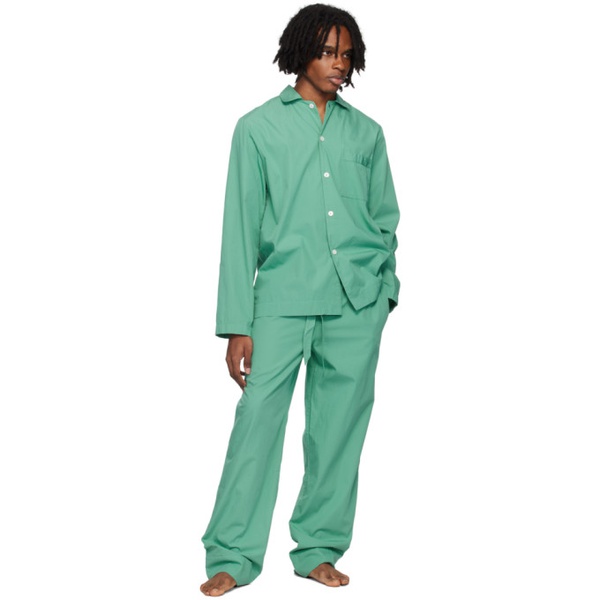  테클라 Tekla Green Drawstring Pyjama Pants 242482M218005