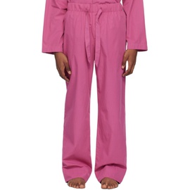 테클라 Tekla Pink Drawstring Pyjama Pants 242482M218006