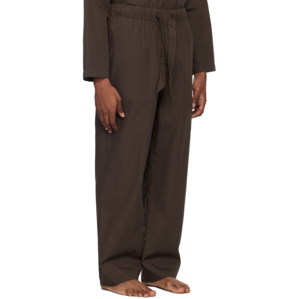  테클라 Tekla Brown Drawstring Pyjama Pants 242482M218031