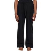 테클라 Tekla Black Drawstring Pyjama Pants 242482M218032