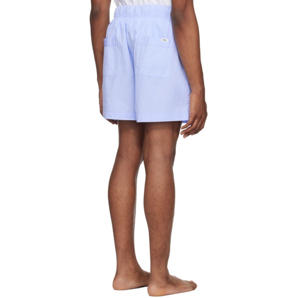  테클라 Tekla Blue Drawstring Pyjama Shorts 242482M218020