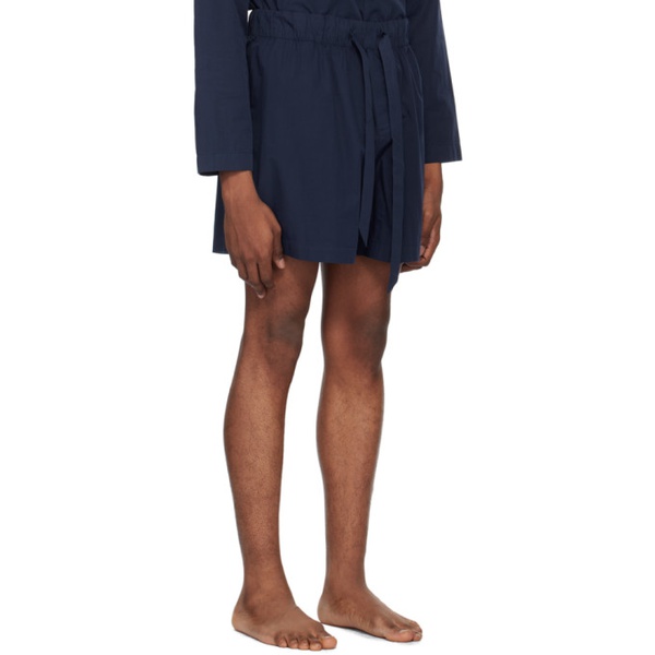  테클라 Tekla Navy Drawstring Pyjama Shorts 242482M218023