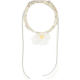 Tetier Bijoux SSENSE Exclusive Beige Bridal Necklace 241417F023005