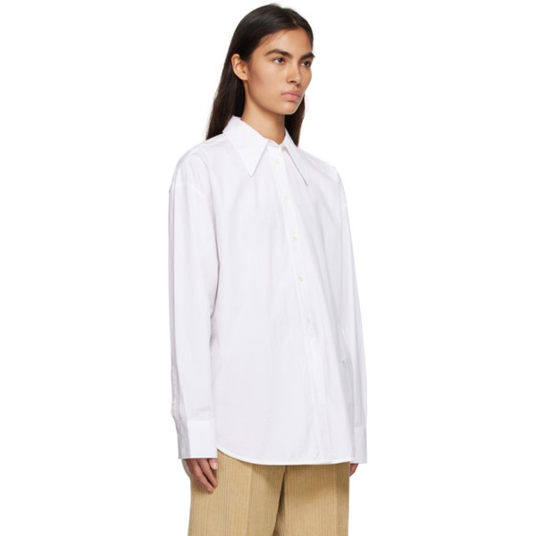  Teurn Studios SSENSE Exclusive White Viola Shirt 231776F109008