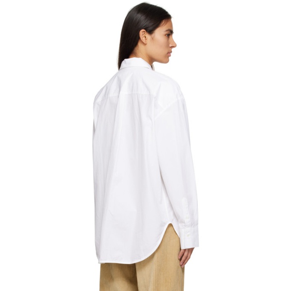  Teurn Studios SSENSE Exclusive White Viola Shirt 231776F109008