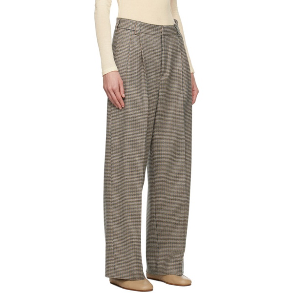  Teurn Studios SSENSE Exclusive Beige Connie Trousers 232776F087012