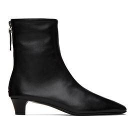 Teurn Studios SSENSE Exclusive Black Glove Ankle Boots 231776F113006