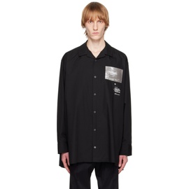 Th products Black Oversized Shirt 231304M192001