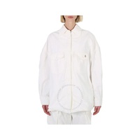 더 아티코 The Attico Ladies White Short Coat Shirt 231WCB10-WHITE