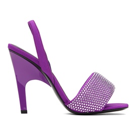더 아티코 The Attico Purple Rem Heeled Sandals 232528F122005