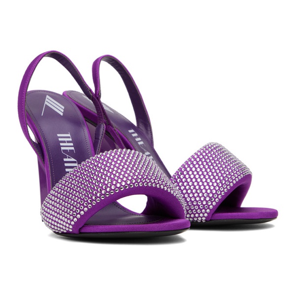  더 아티코 The Attico Purple Rem Heeled Sandals 232528F122005