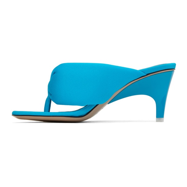  더 아티코 The Attico Blue Rem Heeled Sandals 232528F125012