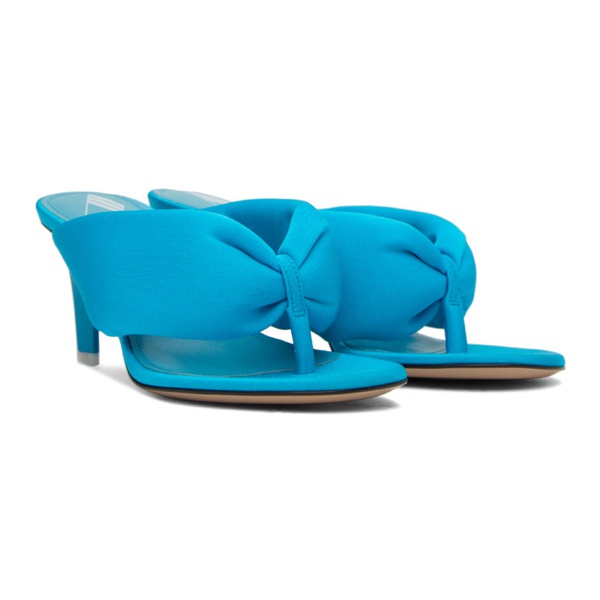  더 아티코 The Attico Blue Rem Heeled Sandals 232528F125012