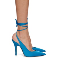 더 아티코 The Attico Blue Venus Slingback Heels 232528F122001